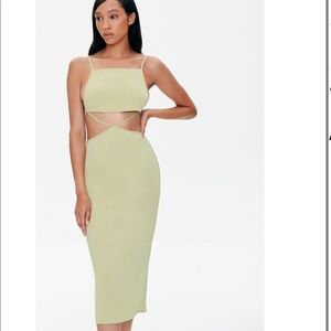 Forever 21 Cutout Cami Midi Dress